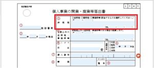開業届の書き方３