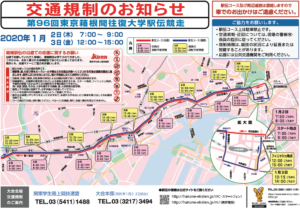 箱根駅伝コース交通規制