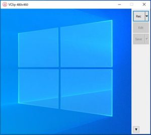 VClip起動画面
