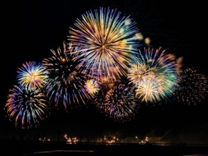 コロナ収束祝花火